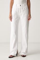 Le Privé blugi straight pentru femei DEMI JEANS BLANC PPY2-SJDZZ4_00J (LP00792)