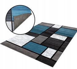 Domarex Nappali Szőnyeg 160x220CM Szürke Kék Modern Mintával (Dywan zewnętrzny 160x230 FRESCA GRAY)
