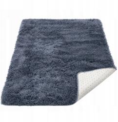 Elsimone Carpet Shaggy Szőnyeg 120x170 CM Szürke Bolyhos Meleg Modern Nappali Sötét (Softi)