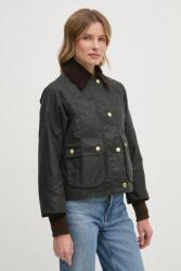 Barbour kabát női pamut BEADNELL - zöld 38