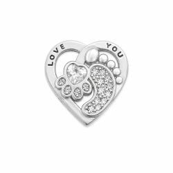 ÉkszerM Ezüst Tappancsok Charm Ee 0100
