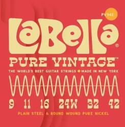 La Bella PV942 Pure Vintage Extra Light 9-42 Corzi chitare electrice (PV942)