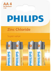 Philips LongLife Féltartós AA Ceruza Elem x 4 db (PH-R6-B4)