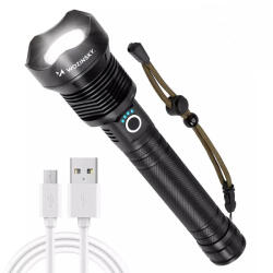 Wozinsky Újratölthető Elemlámpa 20W CREE - 2000lm IP65 - Fekete (WLT-20W)