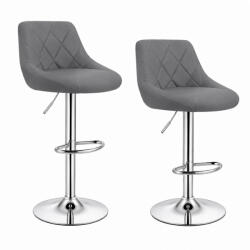 Velora Bar Line SOLARA Midnight Gray - prémium bárszék szett, sötétszürke (GH-U70S-GR)