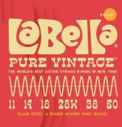 La Bella PV1150 Pure Vintage Blues Light 11-50 Corzi chitare electrice (PV1150)