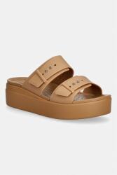 Crocs papucs platformos női Brooklyn - barna Női 39/40