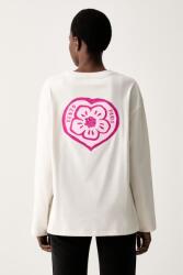 KENZO hosszúujjú női pamut Boke Heart - bézs M