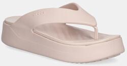 Crocs flip-flop Getaway Platform Flip - bézs Női 41/42