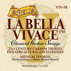 La Bella VIV-M Vivace Medium Corzi de nylon (VIV-M)