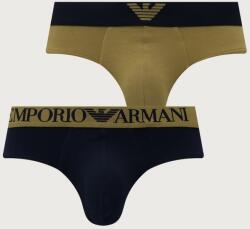 Emporio Armani Underwear alsónadrág férfi pamut elasztánnal 2-es csomag - zöld XL