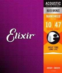 Elixir húrok 11002 (10-47) Akusztikus gitár húrok (11002)
