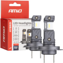 AMiO LED izzó H7 H18 Canbus 6000K 60 W 12 V (04115)