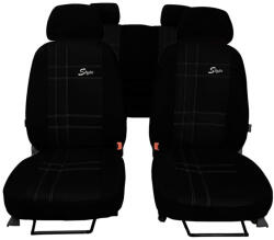  Üléshuzat S-type Eco bőr fekete (STYPECO/F)
