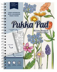 Pukka Pad Spirálfüzet, B5, vonalas, színezővel, 100 lap, PUKKA PAD "Jotta Notebook", vegyes szín (PUP2142) - tintasziget