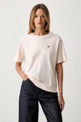 Lacoste t-shirt női pamut - rózsaszín 40