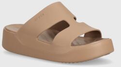 Crocs papucs Gataway Platform H - Strap - barna Női 39/40