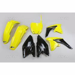  Suzuki UFO komplett idomszett, RMZ250 2010 - 2018 - sárga/fekete (SUKIT416999W)
