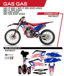  GasGas UFO komplett matrica szett, mc 125 '21 - '22; mc 250 '22; mcf 250/350/450 '21 - '22 (AD041001)