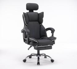 Platan Sofa Leon irodai forgószék kényelmes Szék ergonomikus lábtartó fekete (F-LEON-CZ)