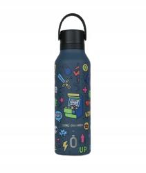  Runbott Mii termosz kulacs 600 ml retro gamer kék (RB973201)