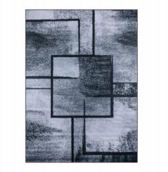 Sindbad Szőnyeg 160X220 CM Szürke Fekete Csúszásgátló Nappali Szoba Geometrikus (220 GREY)