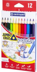 Centropen háromszögletű színes ceruzák JUMBO - 12 db (CEN_0190960)
