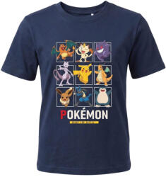 Mister Licence Pokémon Fun Squad Blue gyerek rövid póló, felső (85FML376507B8)