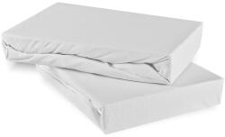  EMI fehér 100% pamutjersey gumis lepedő, 90x200-as lap