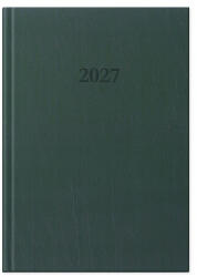 PD Calendar Határidőnapló Period Standard B/5 heti zöld műbőr 2027