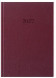 PD Calendar Határidőnapló Period Standard B/5 heti bordó műbőr 2027