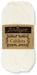 Scheepjes Cahlista 105 Bridal White - törtfehér pamut fonal