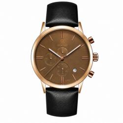 OUBELS Ceas barbatesc Quartz, BUSINESS Cronograf, Data, Zi a saptamanii Ceas