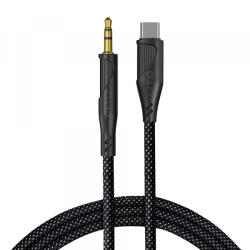 Lito Cablu Audio USB-C - 3.5mm Lito LA02, 1m, Negru - gsmboutique
