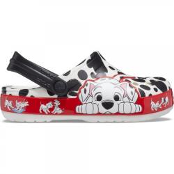 Crocs Saboți Crocs Fun Lab Disney 101 Dalmatians Clog K Alb - White 33-34 EU - J2 US