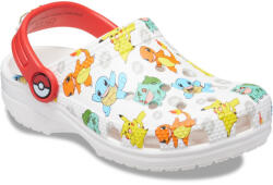 Crocs Saboti Crocs Classic Pokemon Clog Toddler Alb - White/Multi 27-28 EU - C10 US
