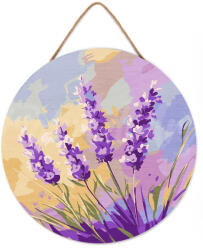 Figured Art Set pictura pe numere rotunda, pe lemn, Levantica, O30cm (RFA013)