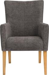  Fotoliu King gri-maro 60/65/90 cm (93260361)