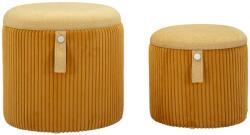 Set 2 tabureti Bollogna galben (142868000S)