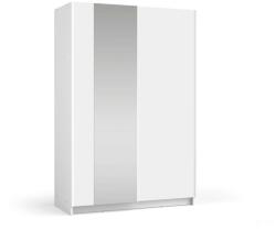  Dulap cu usi glisante Hildreth alb 120/182/54, 6 cm (88919044) Garderoba