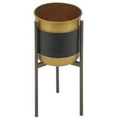  Suport de flori Duo negru/auriu 20/45 cm (65099)