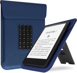 VOVIPO Kindle Paperwhite (11/12. gen) védőtok állvánnyal és szívócsészével - sötétkék