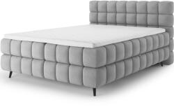 Marta Pat boxspringbett Sabeno gri deschis 160/200 cm (BO-SAB-04CAL_1.6)