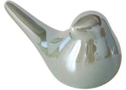  Deco pasare verde inchis Perly 8/3, 6/4 cm (2043702C)
