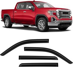 ISINLASSO oldalsó ablakterelő Chevy Silverado/GMC Sierra 1500 Crew Cab 2019-2024 - fekete - 4 db