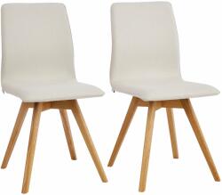  Set 6 scaune Dalea bej 45/55/91 cm (30508364)