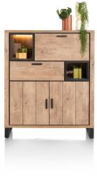  Comoda semi-inaltime Pavarotti stejar 125/42/150 cm (46493-BRN) Comoda