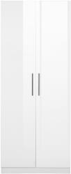 Dulap tip garderoba cu 2 usi Sylt alb 80/52/200 cm (69046332) Garderoba