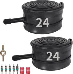 MTATCN Kerékpár Belső Gumi 24x1.75/2.125 Schrader Szelepes (32mm) - Strapabíró Butil Gumibelső MTB, BMX, Gyerekbicikli Kerékhez - 2db Szett (47/57-507)
