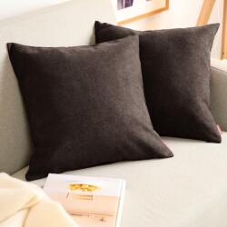 Blumtal Chenille párnahuzat 60x60 cm - sötétbarna - 2 db